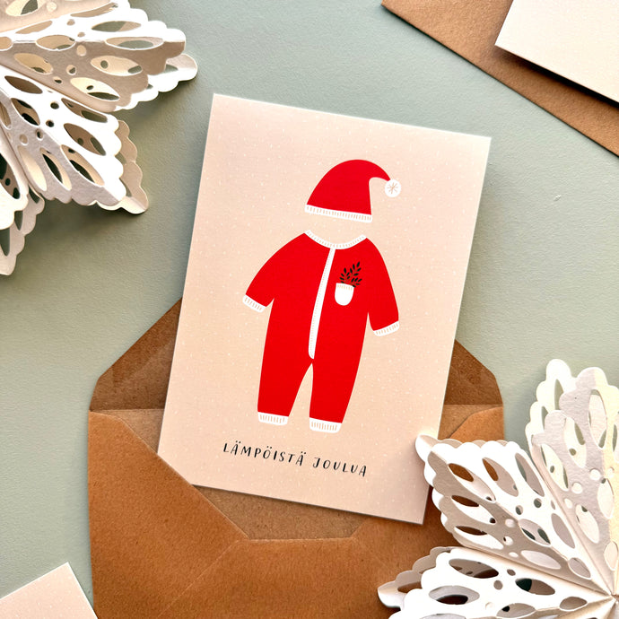 Jouluasu - joulukortti