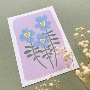 Kukkaset - postikortti