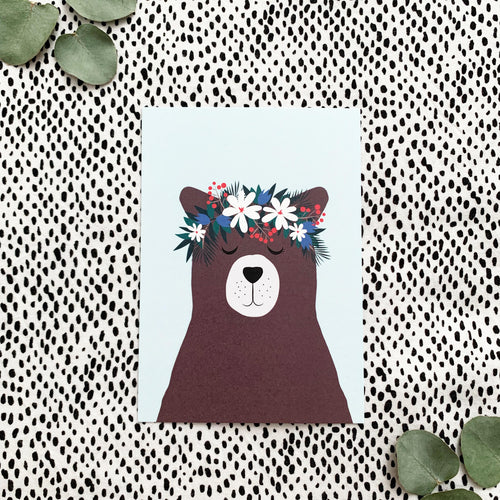 Ystäväni karhu - postikortti